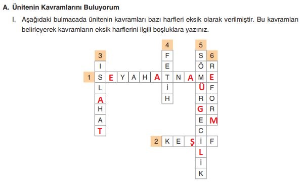 7. sınıf sosyal bilgiler sayfa 46 cevapları yıldırım yayınları