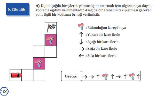 7. sınıf türkçe ders kitabı cevapları sayfa 100 meb yayınları