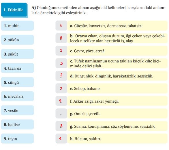 7. sınıf türkçe ders kitabı sayfa 64 cevapları meb yayınları