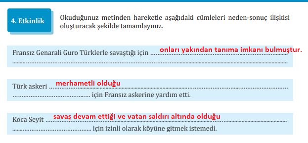 7. sınıf türkçe ders kitabı sayfa 66 cevapları meb yayınları