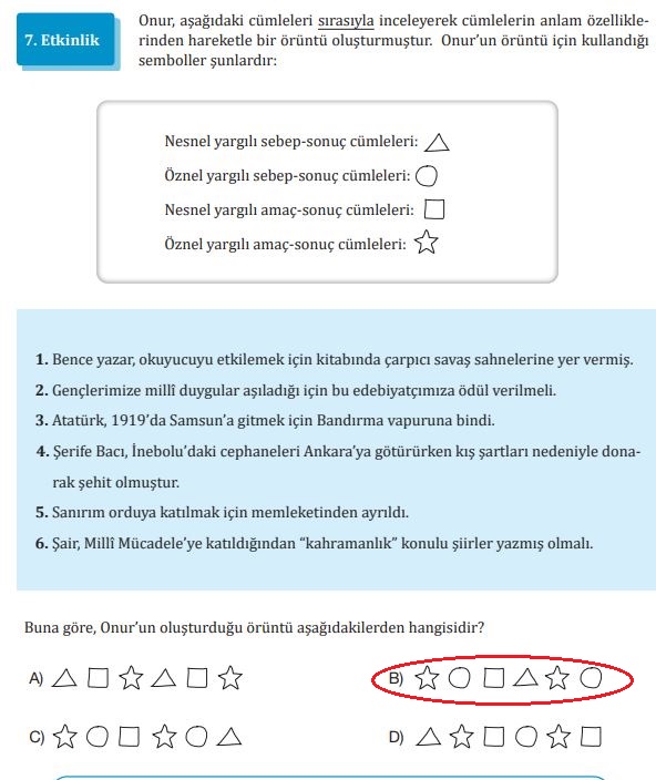 7. sınıf türkçe ders kitabı sayfa 71 cevapları meb yayınları