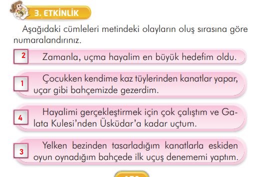 2. sınıf türkçe 170. sayfa cevapları ilke yayınları