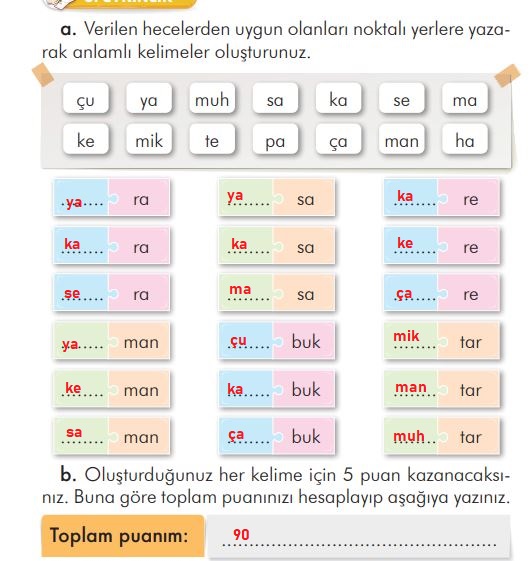 2. sınıf türkçe 172. sayfa cevapları ilke yayınları