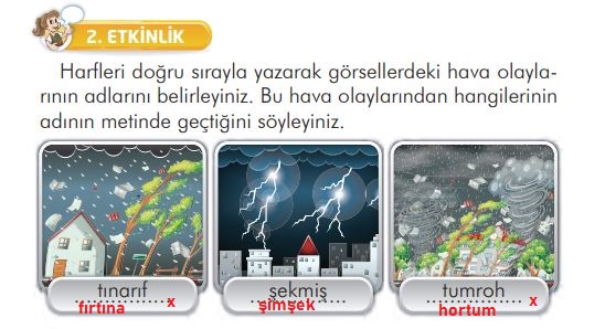 2. sınıf türkçe ders kitabı 181. sayfa cevapları ilke yayınları