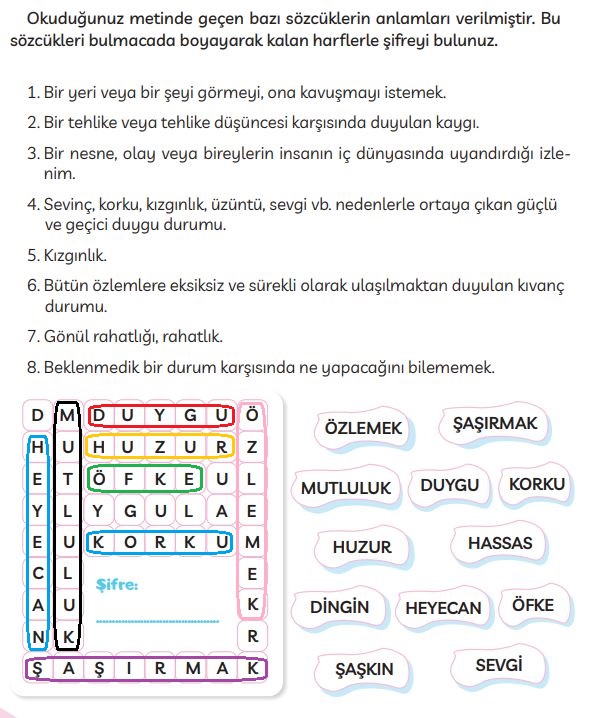 3. sınıf türkçe ders kitabı cevapları sayfa 138 meb yayınları