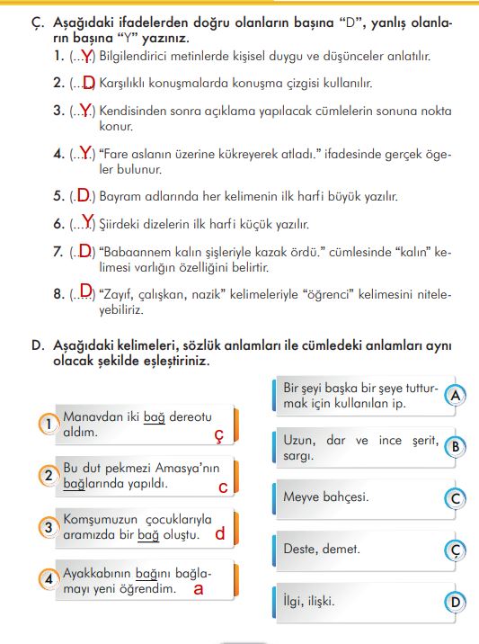 3. sınıf türkçe ders kitabı sayfa 160 ilke yayınları