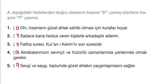 4. sınıf din kültürü ders kitabı cevapları sayfa 74 meb yayınları