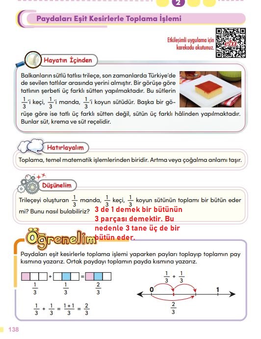 4. sınıf matematik ders kitabı meb yayınları sayfa 138 cevapları