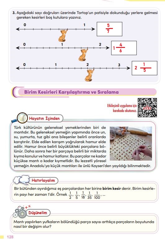 4. sınıf meb yayınları matematik ders kitabı sayfa 128 cevapları