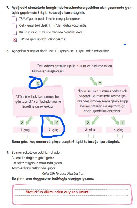 4. sınıf türkçe ders kitabı sayfa 142 tuna yayınları