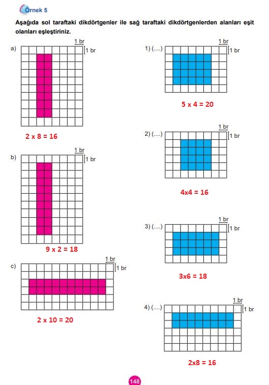 5. sınıf meb yayınları matematik ders kitabı sayfa 148 cevapları