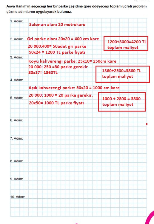 5. sınıf meb yayınları matematik ders kitabı sayfa 159 cevapları