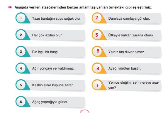 6. sınıf türkçe ders kitabı sayfa 127 cevapları yıldırım yayınları