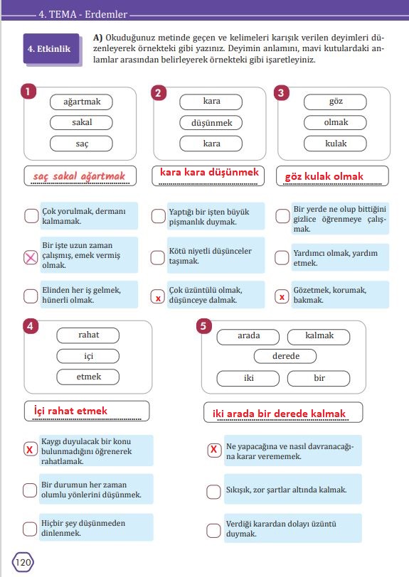 7. sınıf türkçe ders kitabı sayfa 120 cevapları meb yayınları