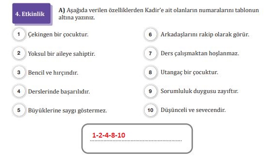 7. sınıf türkçe ders kitabı sayfa 129 cevapları meb yayınları