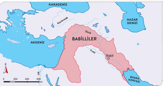 Babil devletinin haritası