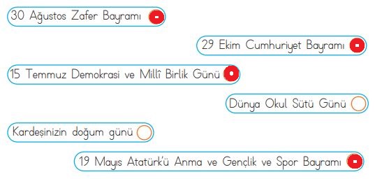 3. Sınıf Hayat Bilgisi MEB Yayınları Sayfa 165 Cevapları