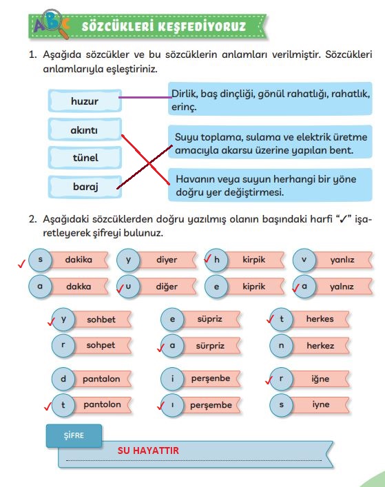 3. sınıf Meb yayınları Türkçe ders kitabı cevapları sayfa 267