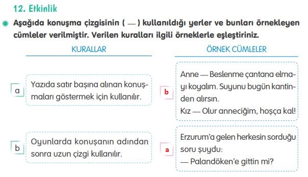 4. Sınıf Tuna Yayınları Türkçe ders kitabı cevapları sayfa 181