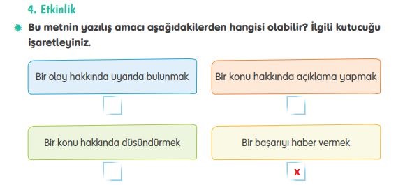 4. Sınıf Tuna Yayınları Türkçe ders kitabı cevapları sayfa 213