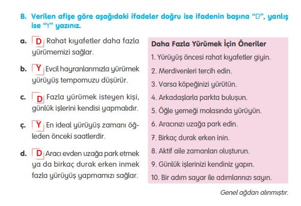 4. Sınıf Tuna Yayınları Türkçe ders kitabı cevapları sayfa 230