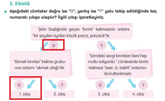 4. Sınıf Tuna Yayınları Türkçe ders kitabı cevapları sayfa 235