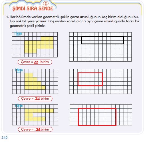 4. sınıf meb yayınları matematik ders kitabı sayfa 240 cevapları