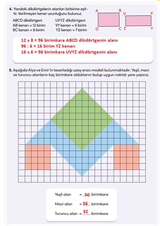 4. sınıf meb yayınları matematik ders kitabı sayfa 255 cevapları