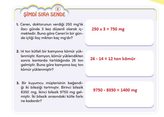 4. sınıf meb yayınları matematik ders kitabı sayfa 265 cevapları