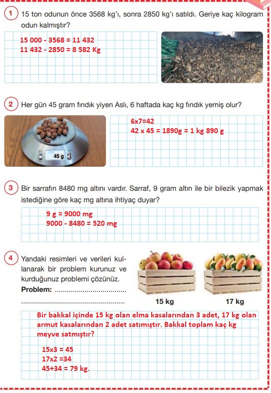 4. sınıf pasifik yayınları matematik ders kitabı cevapları sayfa 264