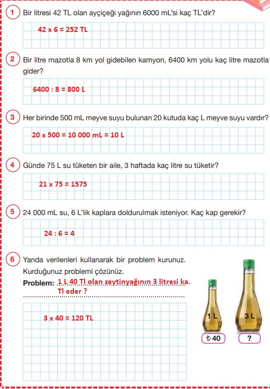 4. sınıf pasifik yayınları matematik ders kitabı cevapları sayfa 274