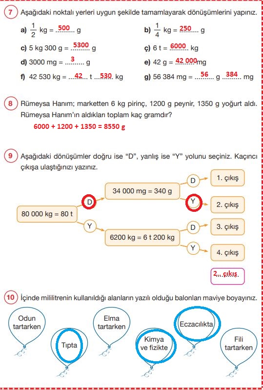 4. sınıf pasifik yayınları matematik ders kitabı cevapları sayfa 276