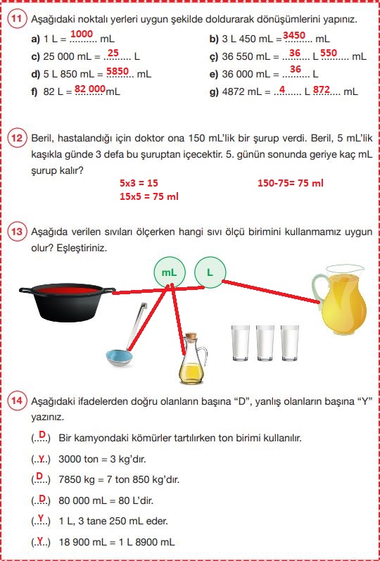 4. sınıf pasifik yayınları matematik ders kitabı cevapları sayfa 277