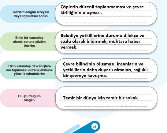 5. sınıf sosyal bilgiler ders kitabı sayfa 31 cevapları 2. kitap