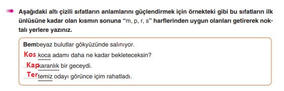 6. sınıf türkçe ders kitabı cevapları sayfa 199 yıldırım yayınları