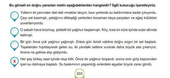 6. sınıf türkçe ders kitabı cevapları sayfa 203-2 yıldırım yayınları