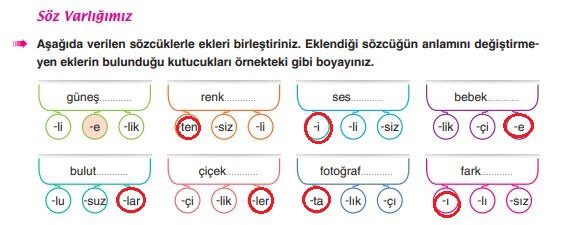 6. sınıf türkçe ders kitabı cevapları sayfa 203 yıldırım yayınları