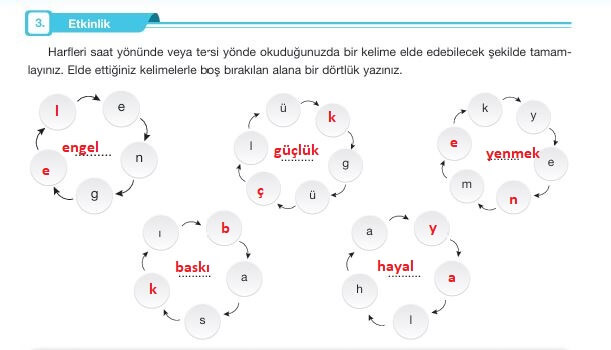 7. sınıf özgün yayınları türkçe ders kitabı cevapları sayfa 213